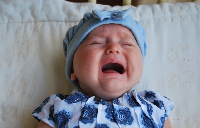 Les pleurs d'un bébé