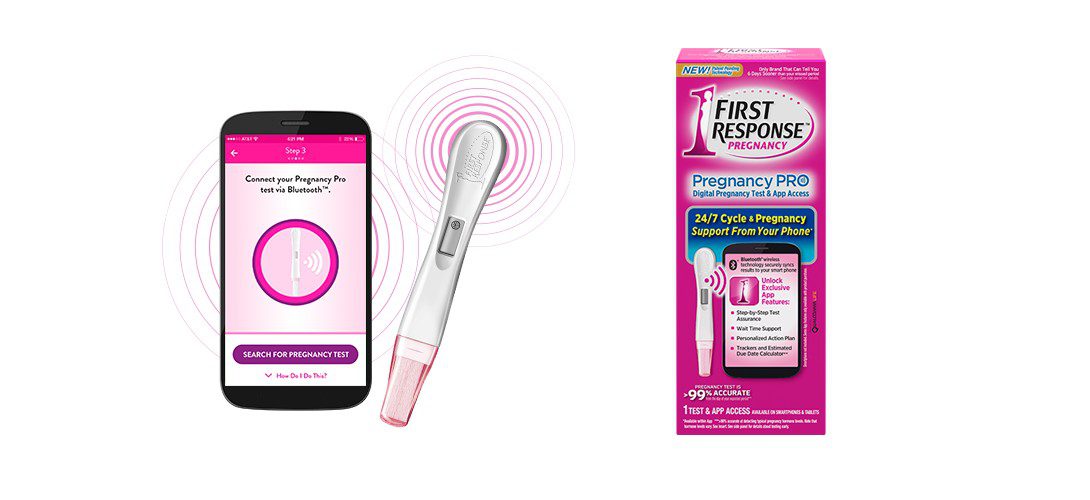 Test de grossesse connecté : un résultat diffusé sur mobile