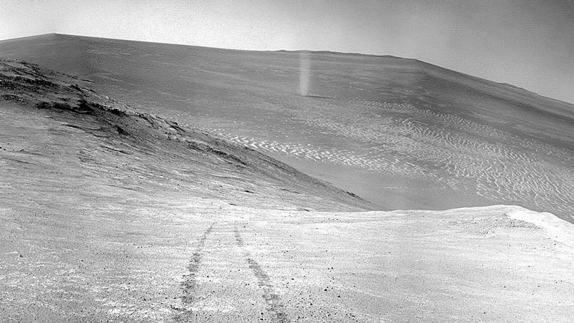 Opportunity sur Mars est témoin d’un merveilleux tourbillon