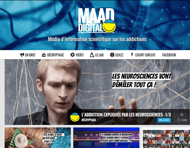 MAAD Digital : un site de santé destiné aux adolescents appelés à être contributeurs