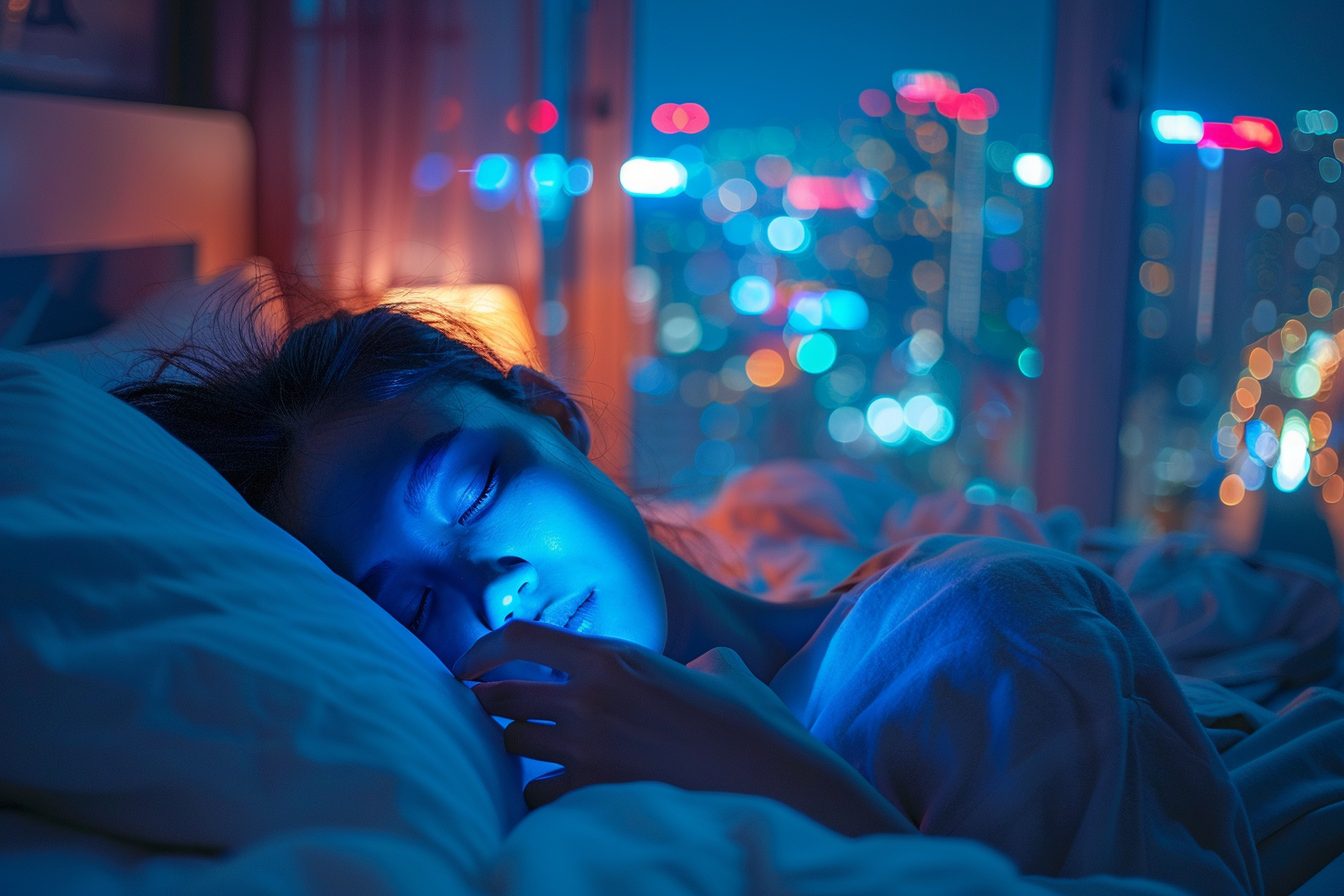 La lumière bleue des smartphones utilisés avant de dormir a un impact négatif sur un sommeil de qualité