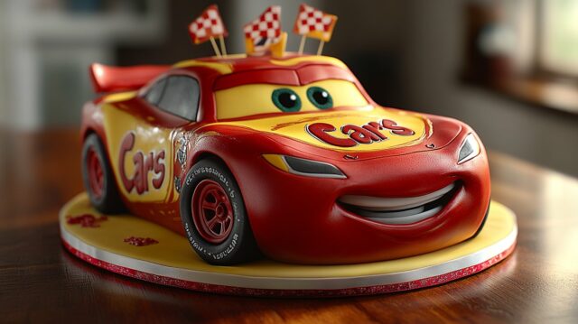 le gateau cars flash mcqueen un plaisir assure pour les petits fans