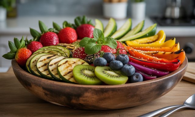 Decouvrez-le-Buddha-bowl-arc-en-ciel-une-recette-savoureuse-de-legumes-grilles-et-de-fruits-frais-640x384 Tumulte et surprises dans les cuisines du double A ! - TF1+
