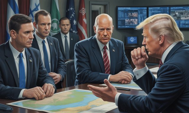 Des-responsables-de-la-securite-israelienne-exhortent-Trump-a-influencer-Netanyahou-pour-apaiser-les-tensions-a-Gaza-640x384 Trump, Israël et l’Iran : la bombe nucléaire et la guerre mondiale évitées de justesse ?