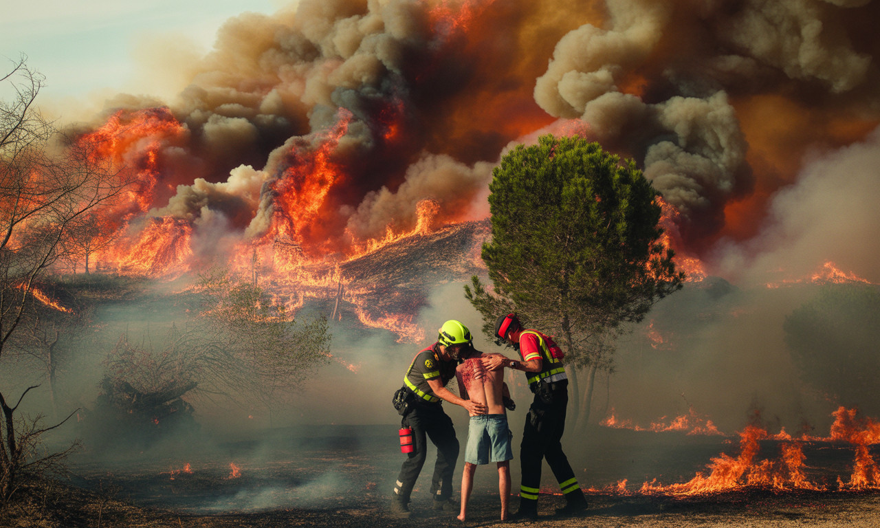suivez en direct l'évolution de l'incendie dévastateur qui touche le département de l'aude. ce feu d'une intensité rare a déjà fait deux blessés, dont un dans un état grave. restez informés des dernières actualités et des actions des secours.