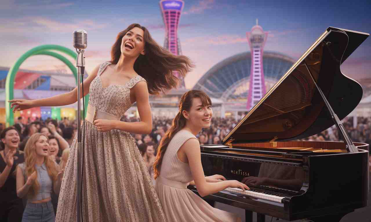 découvrez l'émotion et la puissance des voix d’exception d’helena et mentissa lors de l’exposition universelle d’osaka. un événement musical inoubliable mettant à l’honneur deux artistes françaises sur la scène internationale.