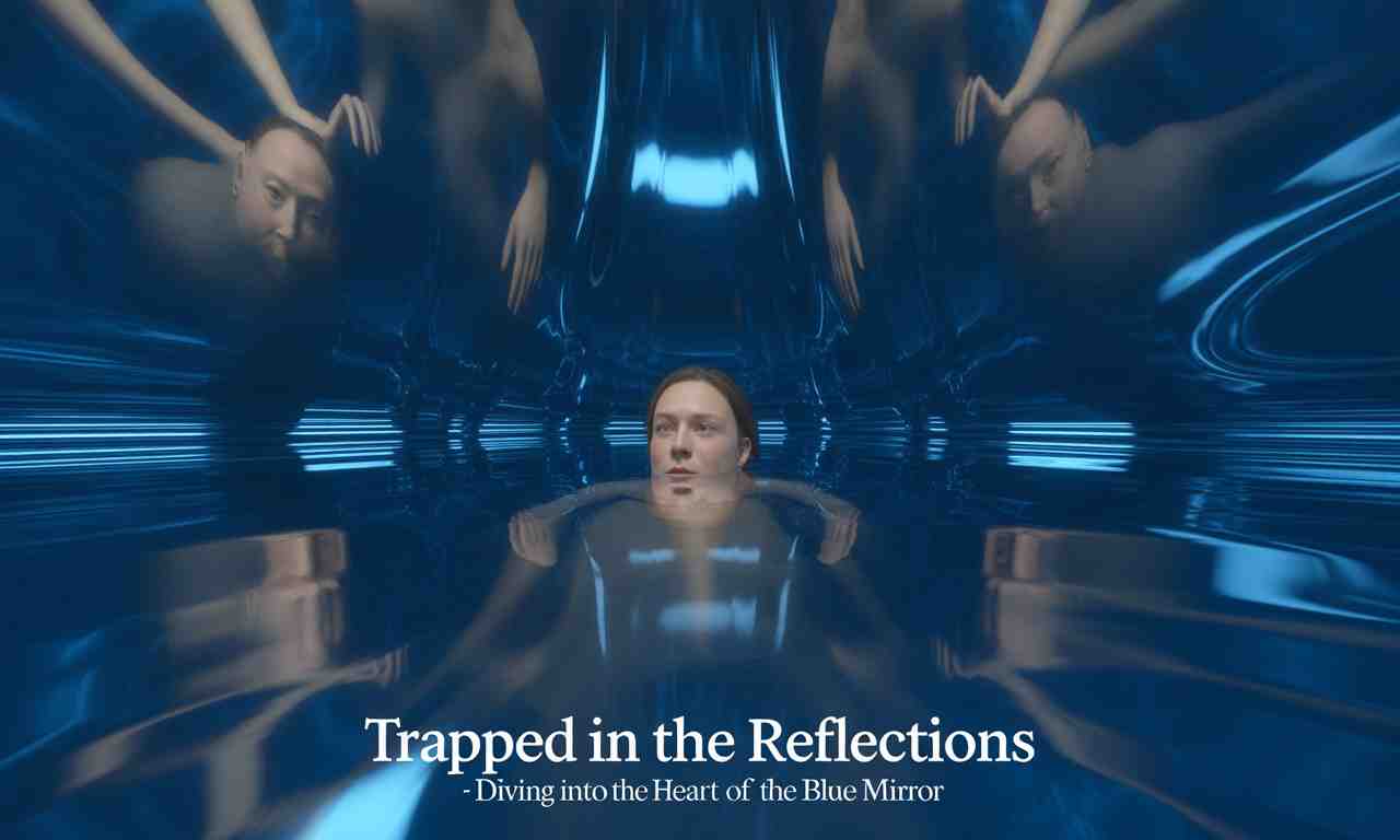 explorez un univers fascinant où réalité et reflets se confondent. 'piégé dans les reflets - plongée au coeur du bleu du miroir' vous entraîne dans un voyage sensoriel mystérieux, entre illusions et vérités insoupçonnées.