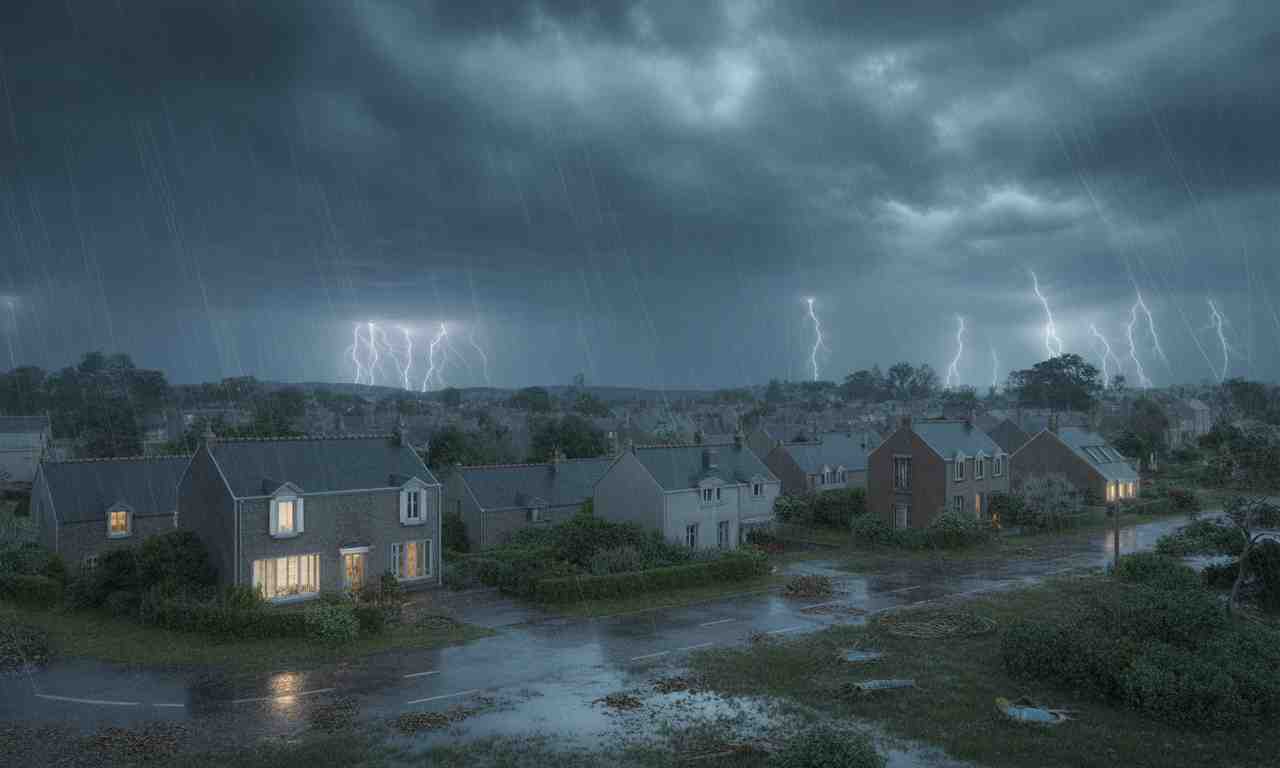 ce mercredi, près de 1 000 foyers en bretagne se retrouvent privés d'électricité à cause des orages. retrouvez les informations sur l'ampleur de la coupure et les mesures prises pour rétablir le courant.