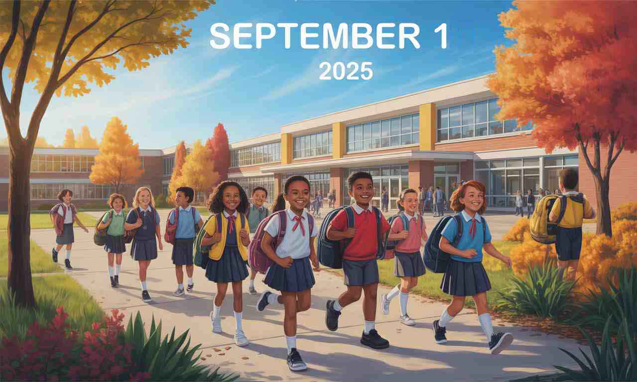 Rentree scolaire pour lannee 2025 2026 Les eleves reprendront le chemin de lecole le 1er septembre