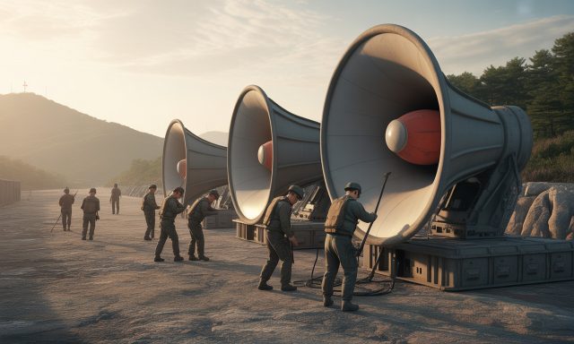 Seoul-retire-ses-haut-parleurs-a-la-frontiere-avec-le-Nord-pour-restaurer-la-confiance-640x384 Jean-Philippe Tanguy vante la victoire historique de la remise en question de l'accord franco-algérien de 1968