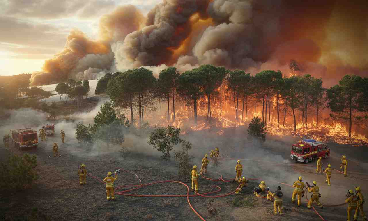 un important feu de forêt a détruit plus de 50 hectares à pontèves, dans le var, nécessitant l'intervention de plus de 160 pompiers mobilisés pour maîtriser l'incendie et protéger la population.