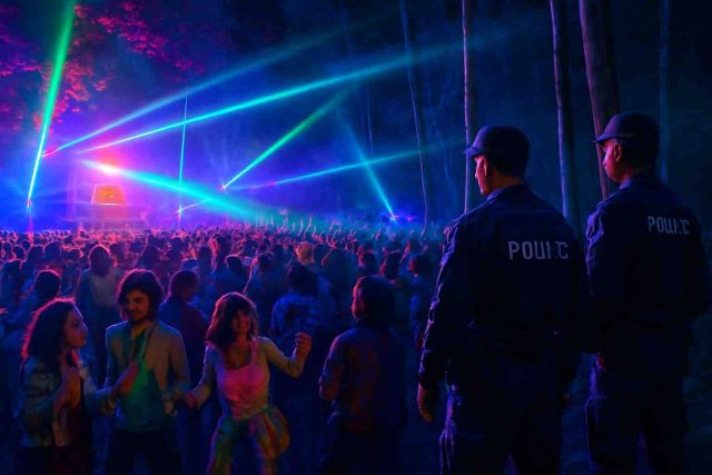 Une-rave-party-illegale-attire-plus-de-1.000-fetards-en-Isere-640x427 Tragédie lors d'un exercice d'escalade : un élève sous-officier de 18 ans décède suite à une chute de roche