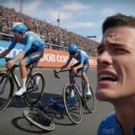 remco evenepoel partage sa frustration après avoir changé deux fois de vélo lors des championnats du monde de cyclisme. découvrez la vidéo de ses réactions et les détails de cet incident qui a marqué la course.