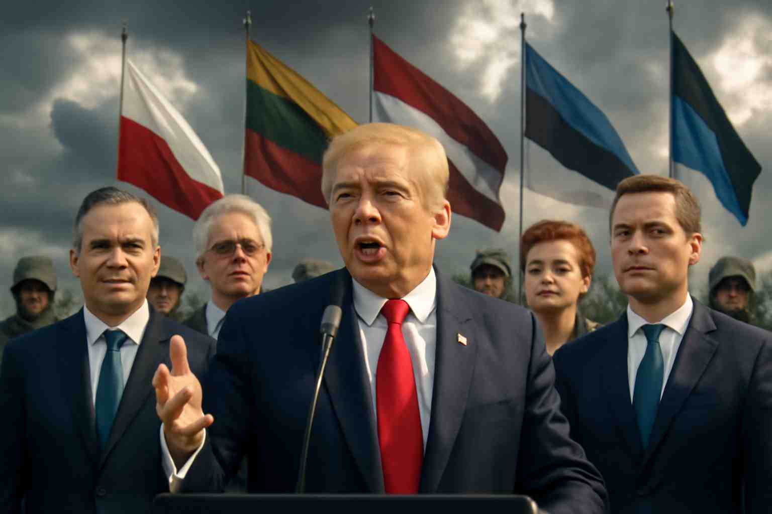 découvrez comment donald trump exprime son soutien à la pologne et aux pays baltes dans le contexte du conflit en ukraine, face à la menace d'une intensification de l'agression russe.