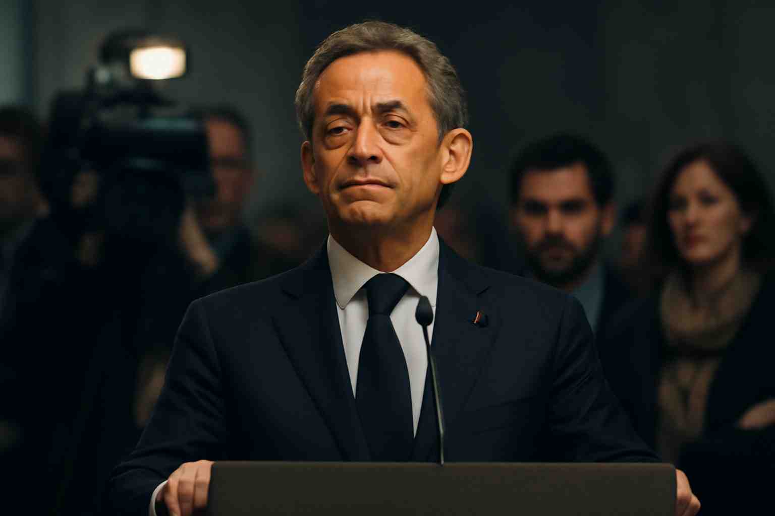 suivez en direct toutes les réactions après la condamnation de nicolas sarkozy à cinq ans de prison. découvrez les déclarations de l’ancien président, dont son message poignant : « je me coucherai en détention le cœur fier ».