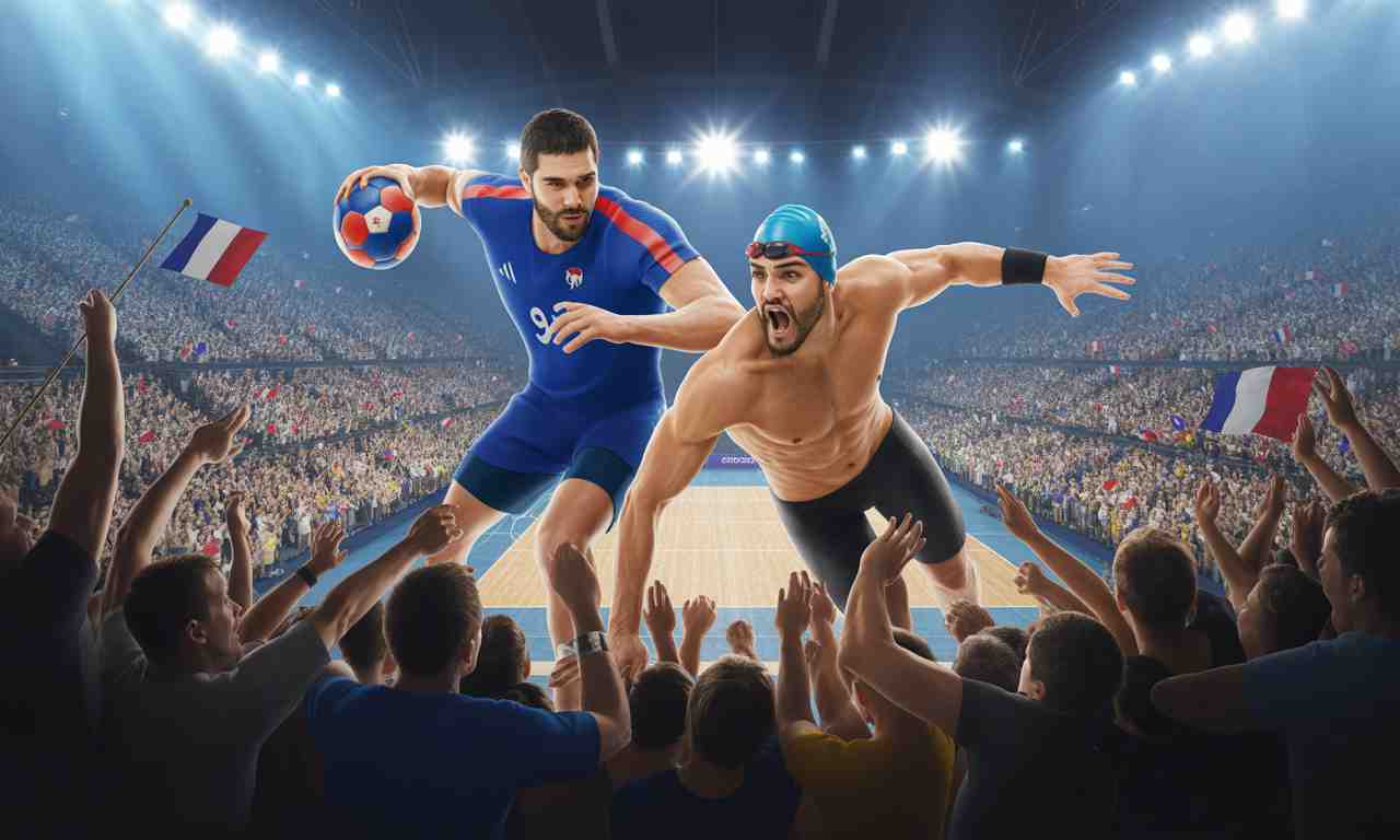 assistez à l’événement sportif 2025 où nikola karabatic affronte florent manaudou dans un défi inédit organisé par la fédération française de handball. découvrez tous les détails sur ce challenge exceptionnel entre deux champions français.
