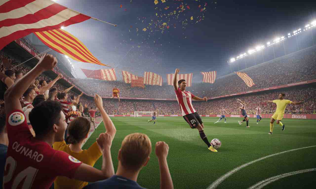 revivez l'incroyable but d'ounahi lors du match girona vs bilbao, une action spectaculaire qui a enthousiasmé les supporters et marqué cette rencontre mémorable de football.