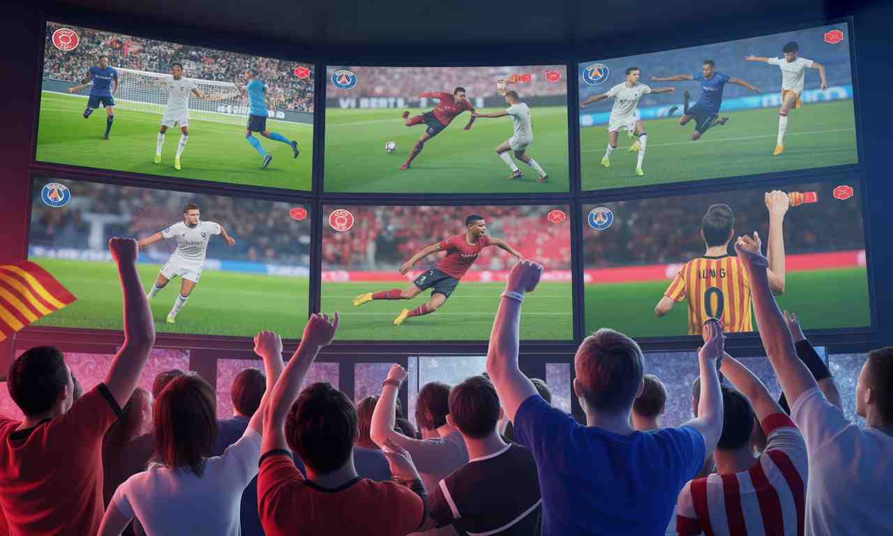 découvrez dans ce guide complet toutes les informations essentielles pour suivre en direct les matchs psg-lens, manchester city-manchester united, rennes-lyon et valence-barcelone : chaînes de diffusion, horaires et plateformes pour ne rien manquer des rencontres.