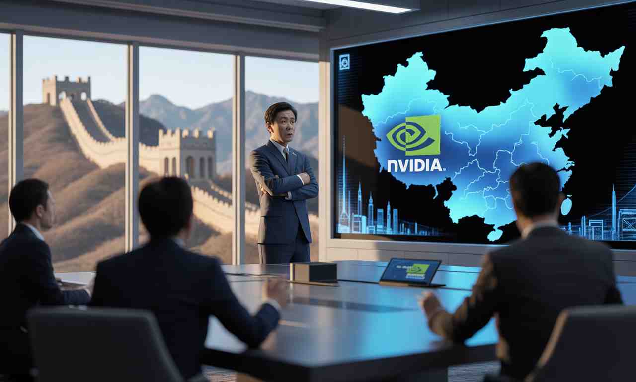 la chine interdit désormais à ses entreprises d’acheter des puces électroniques auprès du fabricant américain nvidia, une décision qui impacte le secteur technologique et les relations commerciales entre pékin et washington.