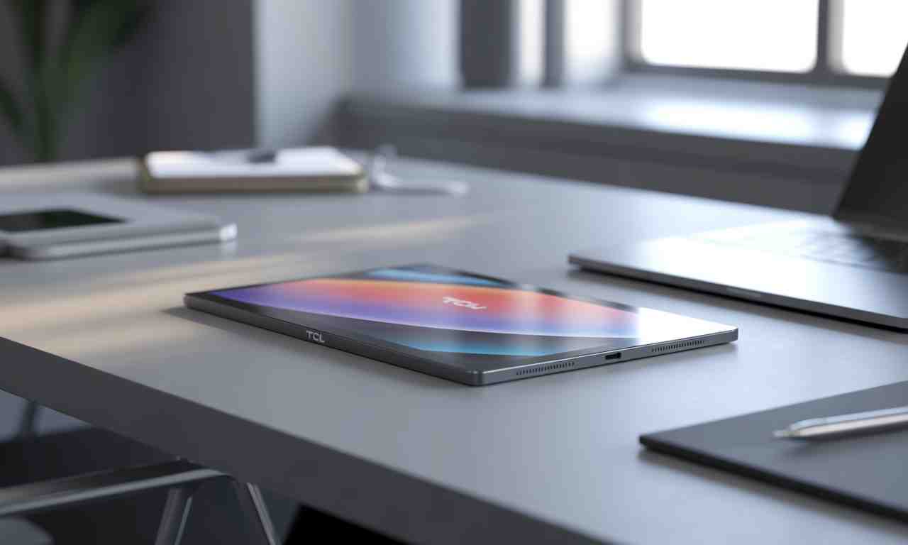 découvrez la nouvelle tablette compacte de tcl dotée de la technologie d'écran nxtpaper, offrant une expérience visuelle innovante et confortable. parfaite pour la lecture, le divertissement et le travail, elle révolutionne l'usage des tablettes au quotidien.