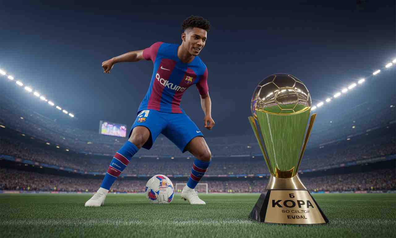 découvrez comment lamine yamal, tout juste revenu de blessure, s'est illustré comme passeur décisif avec le fc barcelone et a présenté fièrement son trophée kopa lors de son retour sur le terrain.