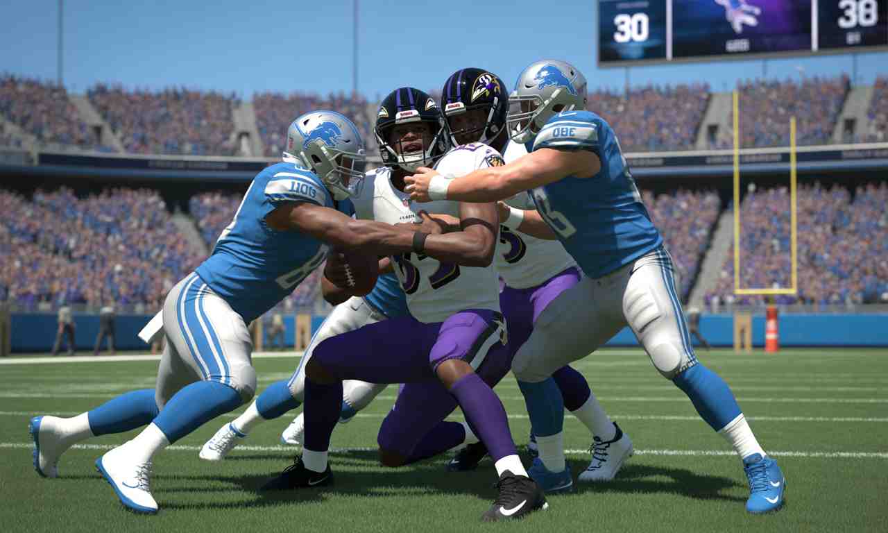 découvrez comment les lions de detroit ont créé la surprise en battant lamar jackson et les ravens dans un match spectaculaire (30-38). analyse, moments forts et réactions dans notre résumé captivant sur touchdown actu.