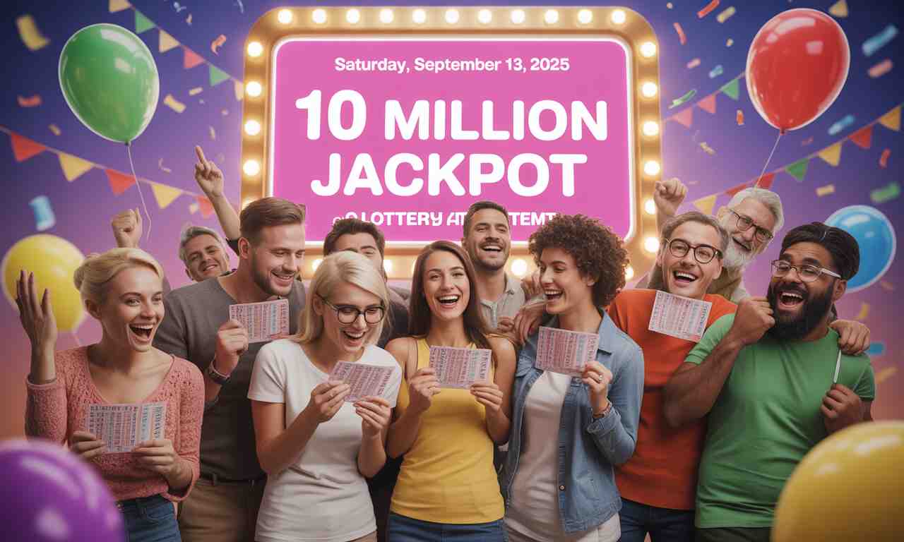 ne manquez pas votre chance le samedi 13 septembre 2025 ! participez au tirage du loto et tentez de remporter un incroyable jackpot de 10 millions d'euros. serez-vous le grand gagnant ?