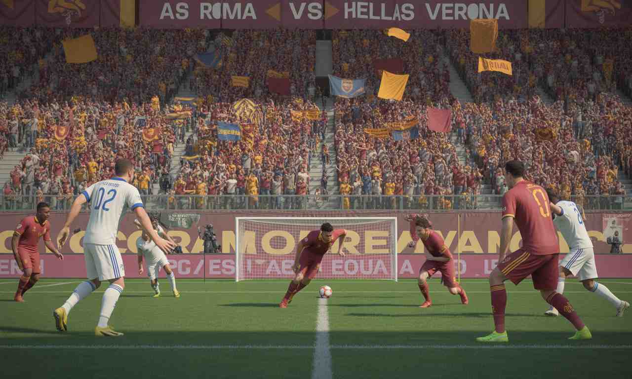 suivez en temps réel le match opposant l'as rome à l'hellas vérone pour la saison 2025-2026 de serie a. résultats, statistiques et temps forts en direct sur l'équipe.