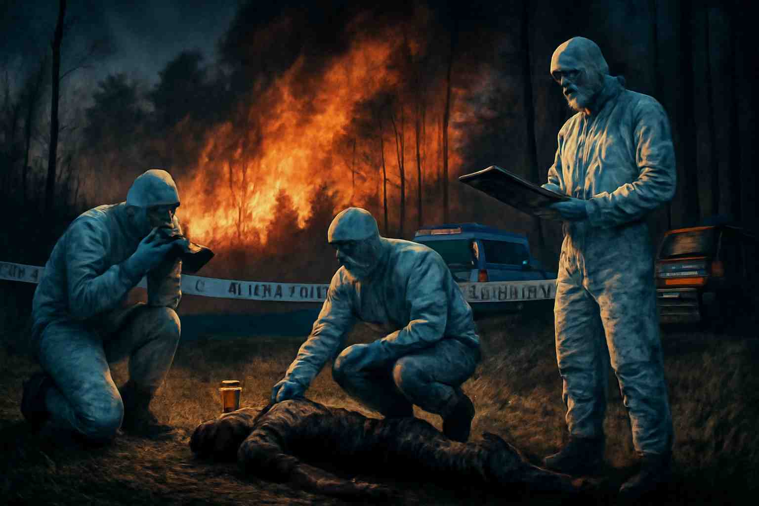 un corps a été découvert près d'un feu de forêt en loire-atlantique, suscitant l'ouverture d'une enquête pour homicide volontaire. découvrez les premiers éléments de l'affaire et l'avancée des investigations.