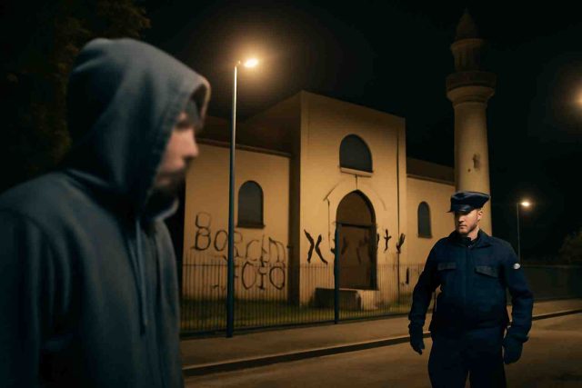 Un-individu-activement-recherche-suite-a-des-actes-de-vandalisme-dans-une-mosquee-a-Clermont-Ferrand-640x427 Baptiste Marchais, influenceur d’extrême droite, sous enquête pour menaces présumées visant des magistrats