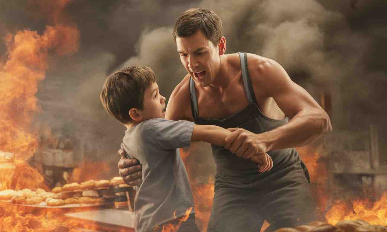 découvrez l'histoire émouvante d'un père courageux qui a risqué sa vie pour sauver son fils boulanger lors d'un incendie. son geste héroïque et sa réactivité ont permis d'éviter le pire.