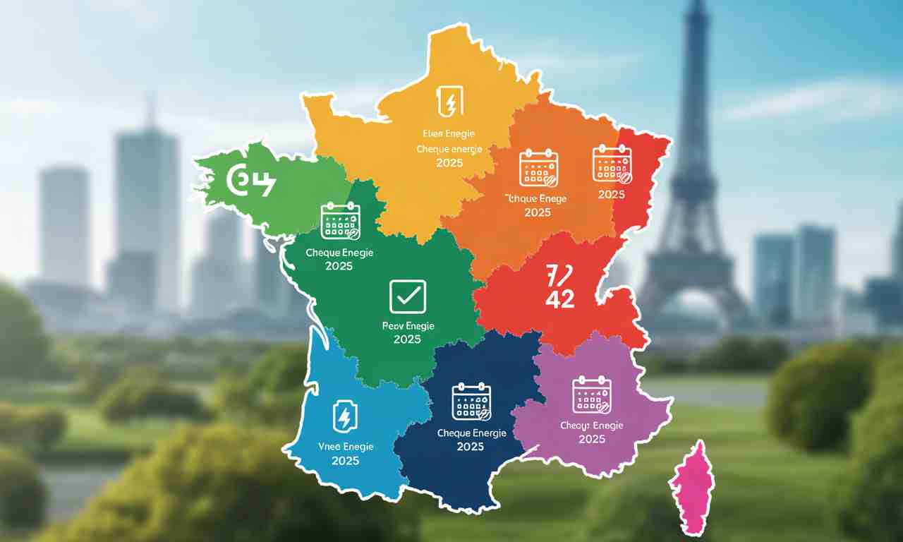 utilisez notre carte interactive pour connaître facilement la date de réception de votre chèque énergie 2025 selon votre région. restez informé et anticipez vos démarches en quelques clics !