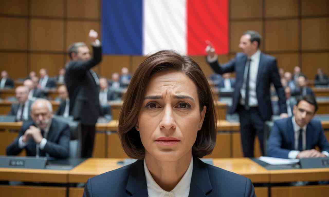 découvrez comment la députée udr hanane mansouri se retrouve au cœur d'une controverse, accusée par un élu de la france insoumise de servir de 'caution' dans le conflit entourant les accords de 1968.