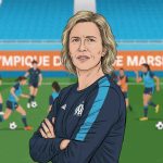 corinne diacre devient la nouvelle entraîneure de la section féminine de l'olympique de marseille, après avoir dirigé l'équipe de france et marqué le football féminin de son expérience et de sa rigueur.