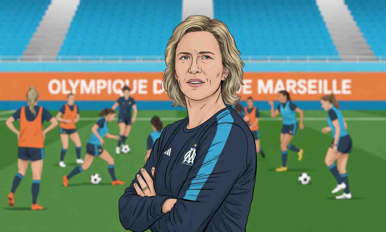 corinne diacre devient la nouvelle entraîneure de la section féminine de l'olympique de marseille, après avoir dirigé l'équipe de france et marqué le football féminin de son expérience et de sa rigueur.