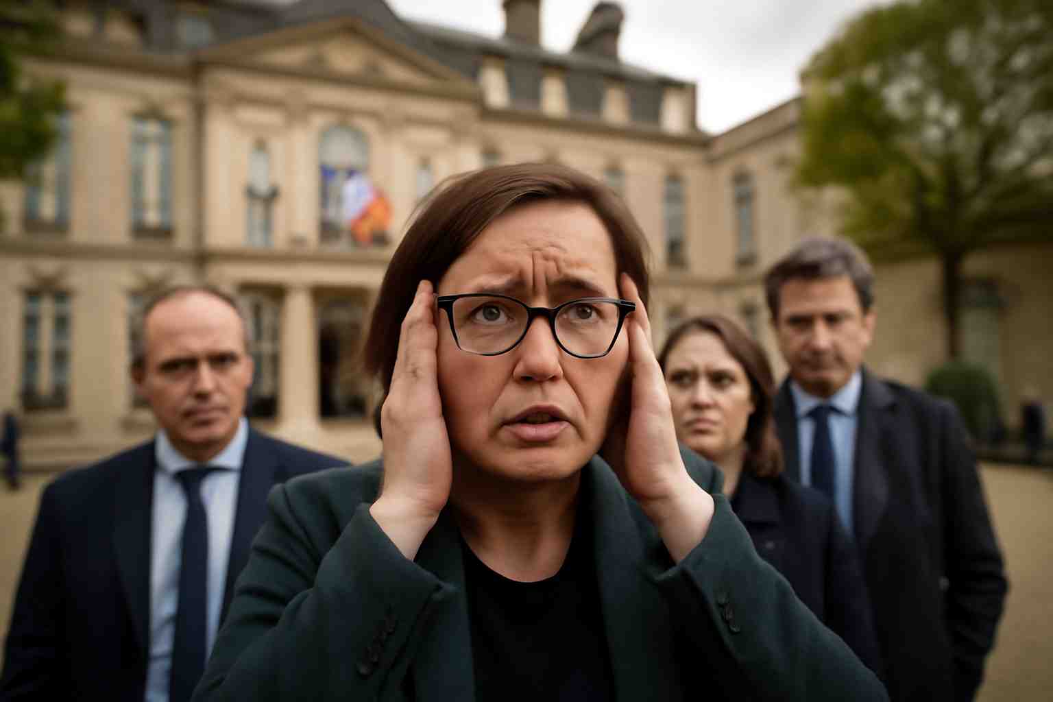 suite à une réunion cruciale à l'élysée, marine tondelier partage sa stupéfaction face à la crise politique actuelle, anticipant la nomination d'un premier ministre extérieur à la sphère de la gauche.