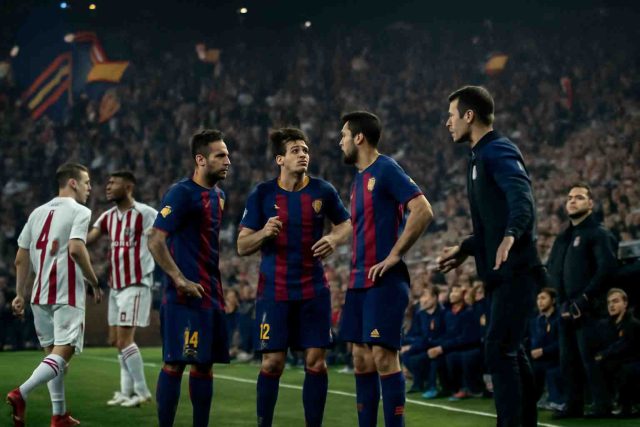 Des-changements-inattendus-dans-lequipe-du-Barca-face-a-lOlympiakos-640x427 Duel captivant en quarts de finale de l'ATP 250 à Hangzhou : Yibing Wu face à Daniil Medvedev, dimanche 21 septembre 2025