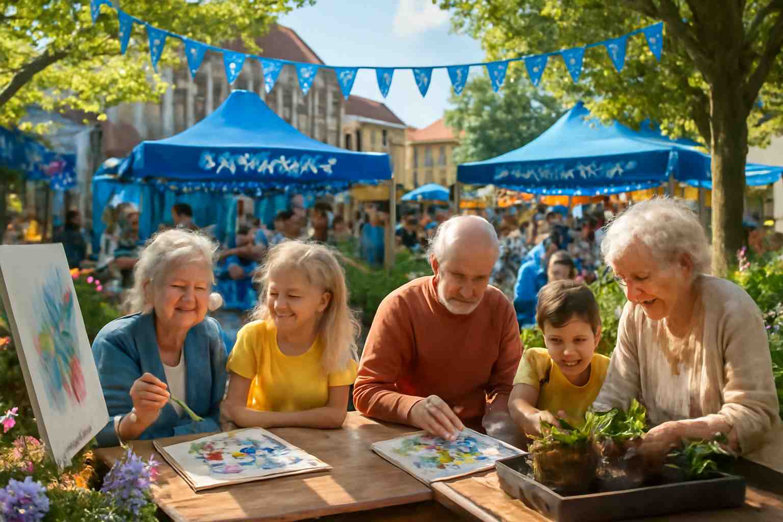 découvrez la semaine bleue à dole, un événement dédié au partage entre générations à travers des ateliers thématiques variés favorisant la rencontre et l'échange dans une ambiance conviviale.