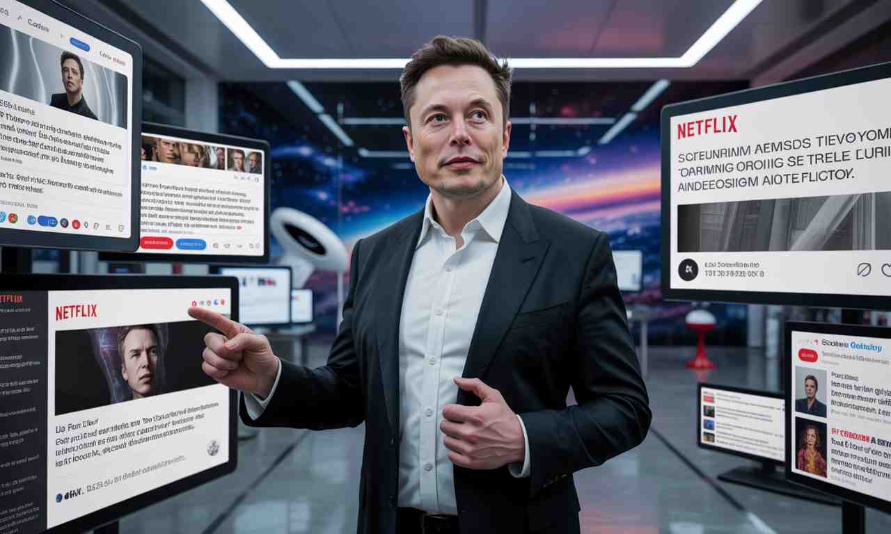 elon musk lance une offensive médiatique contre netflix, exprimant publiquement ses critiques envers la plateforme de streaming et suscitant de nombreuses réactions sur les réseaux sociaux.