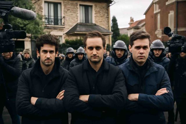 En-Direct-Nicolas-Sarkozy-en-detention-ses-trois-fils-font-front-lors-du-rassemblement-devant-leur-domicile-640x427 Oléron : Un proche évoque le mal-être de l'homme soupçonné de la collision, 'il se croyait traqué