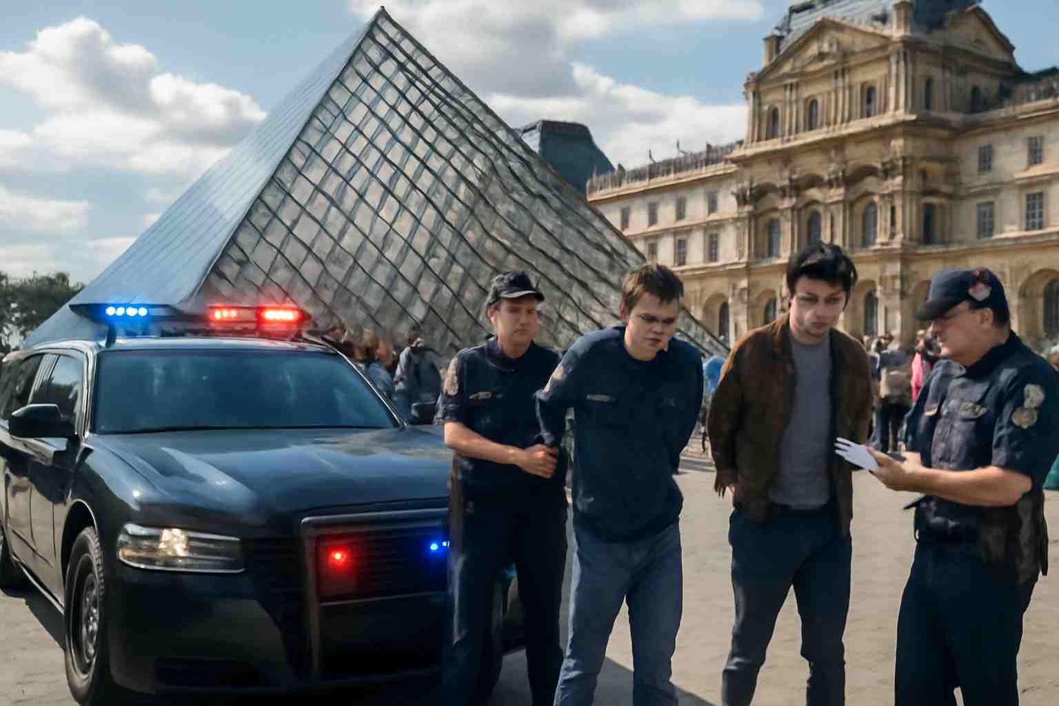 suivez les rebondissements de l'affaire du cambriolage du louvre : deux suspects en garde à vue, des bijoux disparus, et une enquête palpitante qui tient en haleine la police et le public.