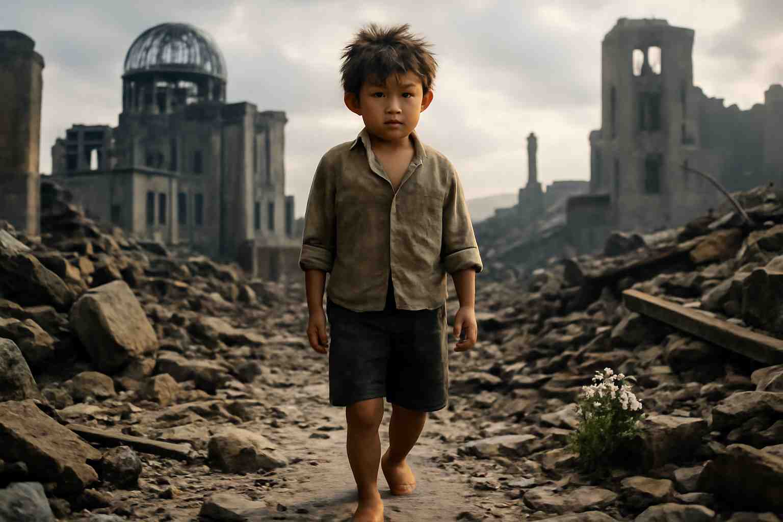 découvrez « gen, le garçon aux pieds nus », un manga bouleversant qui retrace l’horreur d’hiroshima à travers les yeux d’un jeune garçon. une immersion poignante dans l’histoire japonaise et la résilience humaine suite à la bombe atomique.