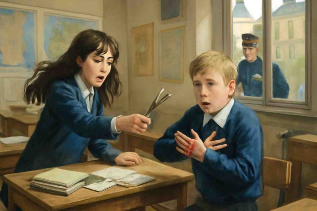 Incidents-en-classe-une-eleve-inflige-des-blessures-a-un-camarade-avec-des-ciseaux-a-Paris-640x427 Audiences télé du jeudi 30 octobre 2025 : France 3 triomphe avec 'Section de recherches', tandis qu'Élise Lucet est dépassée par 'Le Meilleur pâtissier' sur M6