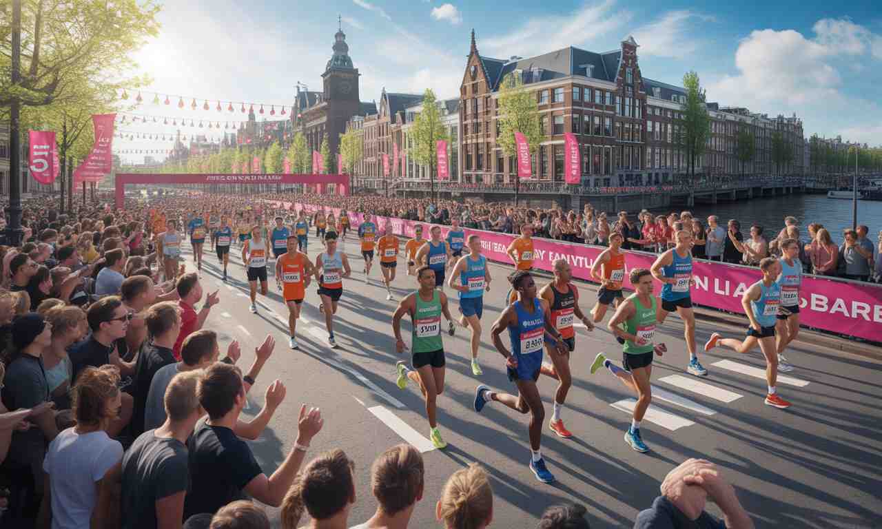 suivez en direct la 50e édition du marathon d'amsterdam avec ouest-france : temps forts, résultats, ambiance et témoignages exclusifs pour vivre la course comme si vous y étiez.