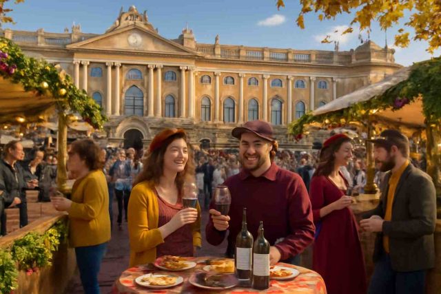 La-Place-du-Capitole-se-metamorphose-en-un-immense-festival-de-degustation-de-vins-pour-celebrer-la-Fete-des-Vendanges-640x427 Stéphane Demoustier dessine son univers cinématographique avec « L’Inconnu de la Grande Arche »