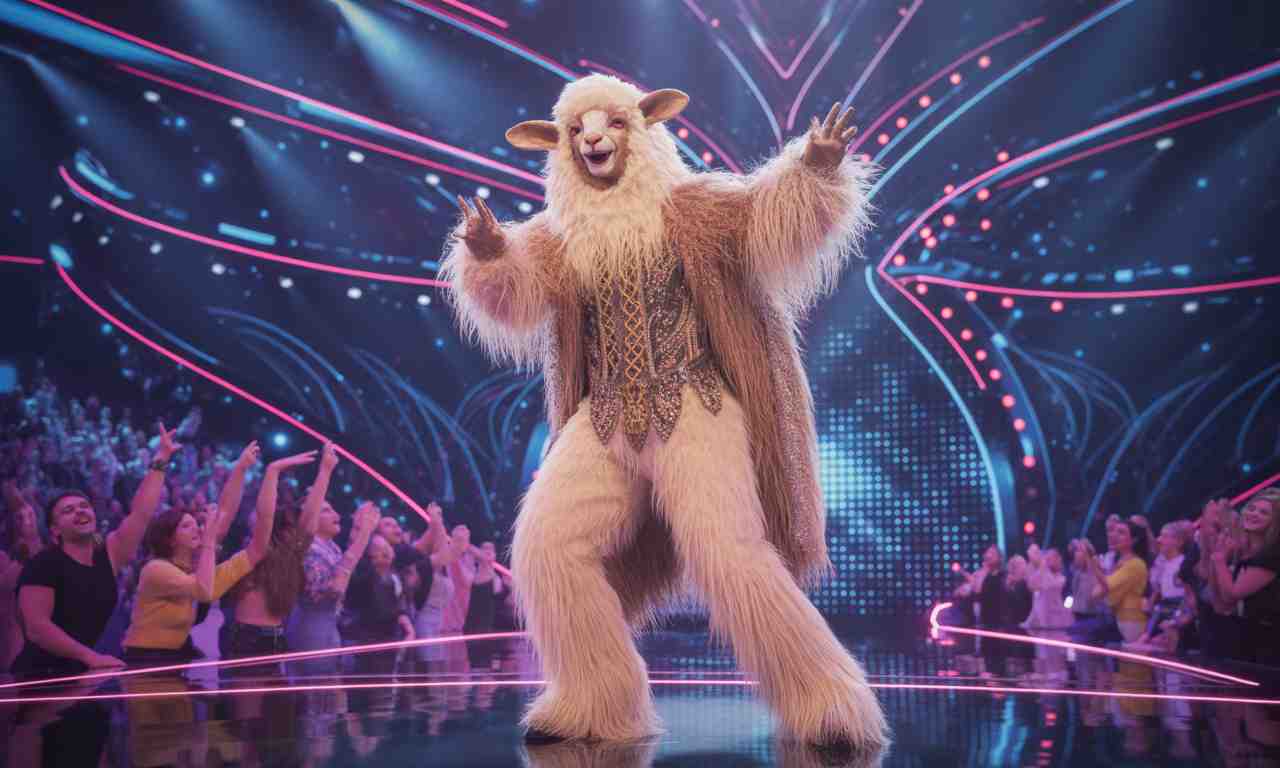 découvrez la performance endiablée de l'agneau sur le tube 'gimme! gimme! gimme!' d'abba dans mask singer 2025, à retrouver en exclusivité sur tf1.fr.