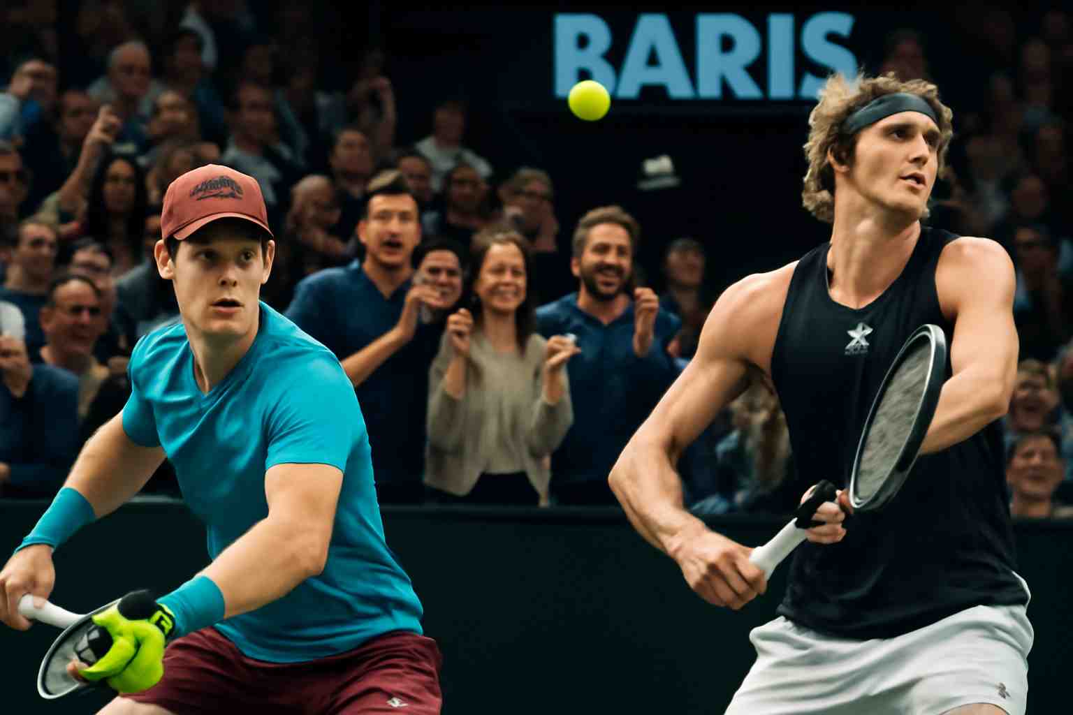 suivez en direct le deuxième tour du masters 1000 de paris avec sinner, zverev et la famille vacherot-rinderknech à l’affiche. ne manquez aucune action sur rmc sport !