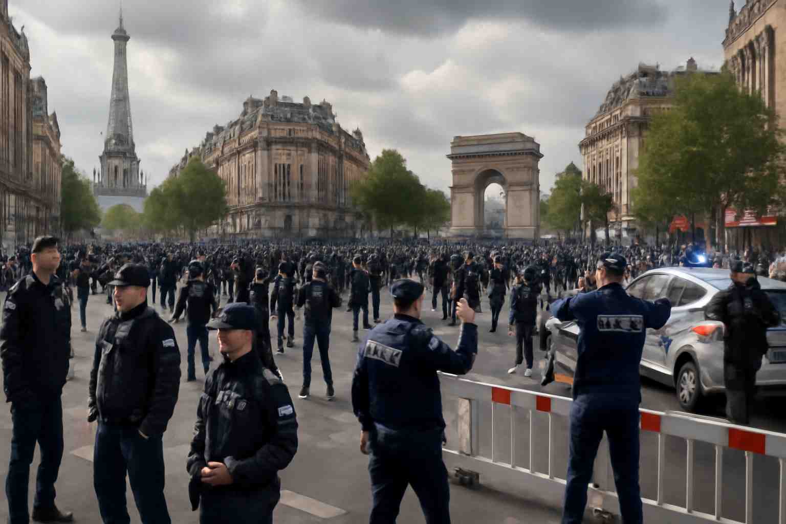 découvrez comment près de 5 000 agents de police ont été mobilisés à paris et en île-de-france à l'occasion de la mobilisation du 2 octobre, assurant une sécurité maximale lors de cette opération d'envergure.