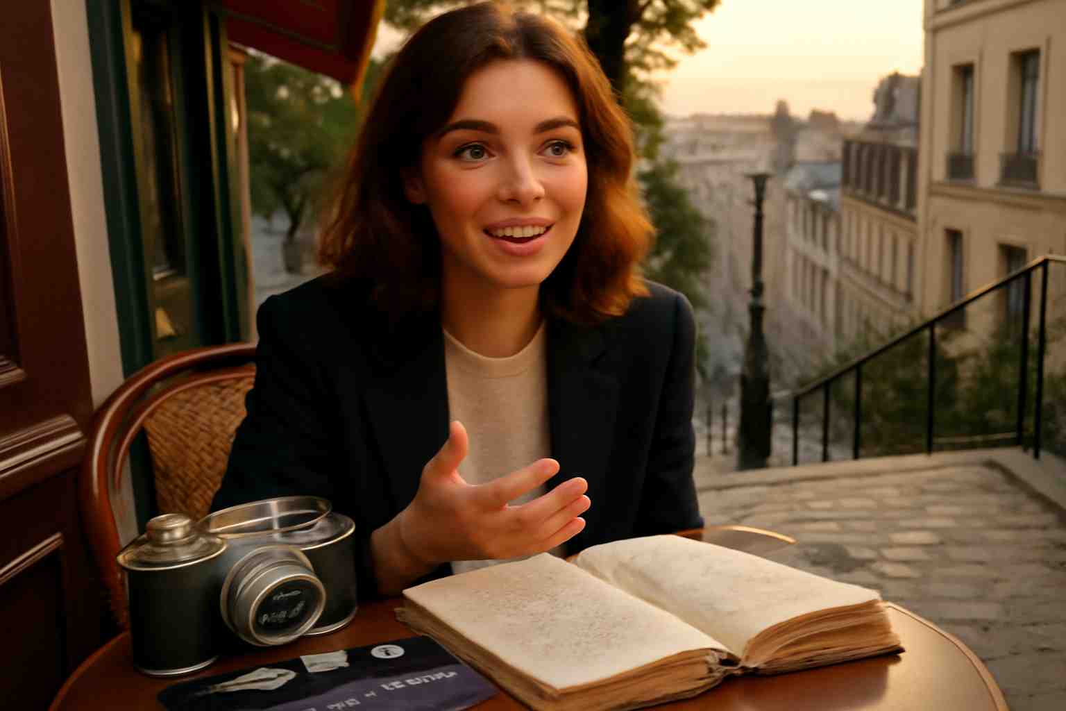 découvrez le témoignage d'alice dufour (céleste) qui revient sur un objet symbolique du tournage de montmartre et partage les souvenirs et émotions liés à cette expérience unique.