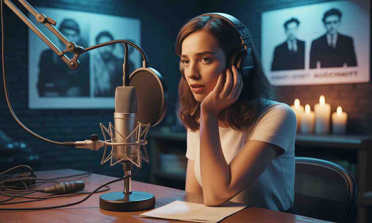 dans ce podcast poignant, nastasia partage son émouvante quête pour retrouver la trace de ses arrière-grands-parents, disparus dans les ténèbres d'auschwitz, entre mémoire familiale et devoir de transmission.